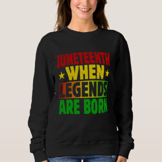 2024 19th Of June Birthday - June 19 Juneteenth Bi Sweatshirt