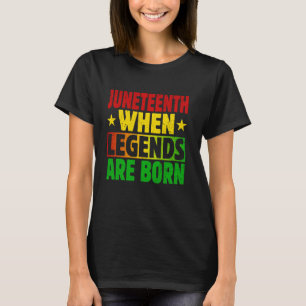 2024 19th Of June Birthday - June 19 Juneteenth Bi T-Shirt