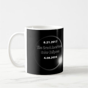 2024 & 2017 Double Dated Solar Eclipse Coffee Mug