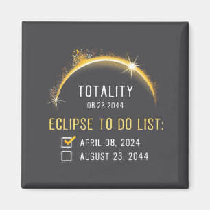 2024 2044 Total Solar Eclipse Checklist Totality 2 Magnet