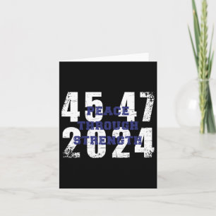 2024 45 47 America First Maga Cool Vintage Unique Card