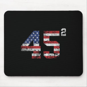 2024 45 Squared Second Term Usa Vintage Mouse Mat