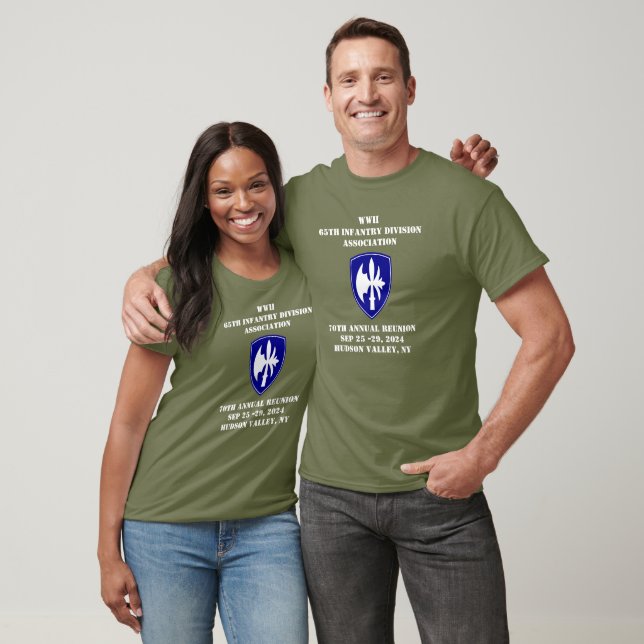 2024 65th Infantry Reunion-Hudson Valley DARK T-Shirt (Unisex)