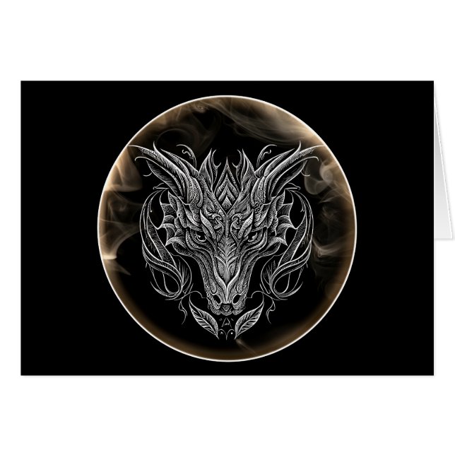 2024, Abstract Dragon Head in Aesthetic  (Front Horizontal)