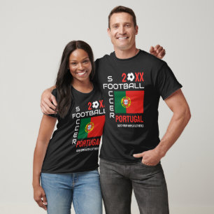 2024 Any Year PORTUGAL Football Custom Name  T-Shirt