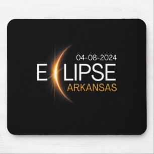 2024 Arkansas Totality Eclipse Arkansas Solar 2024 Mouse Mat