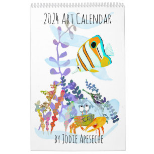 2024 Art Calendar by Jodie Apeseche