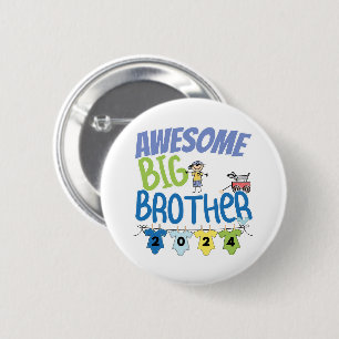2024 Awesome Big Brother 6 Cm Round Badge