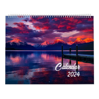 2024 Beautiful Landscape Photography travel Calendar