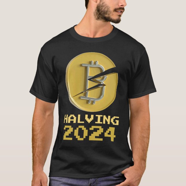 2024 Bitcoin Halving Crypto Cryptocurrency Halveni T-Shirt (Front)