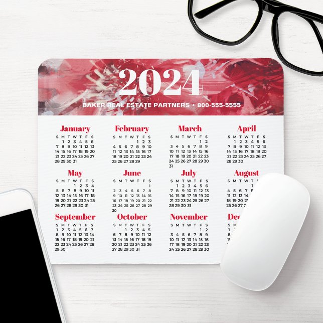 2024 Business Calendar Mouse Mat (Creator Uploaded)