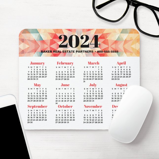 2024 Business Promotion Calendar Mouse Mat (Creator Uploaded)