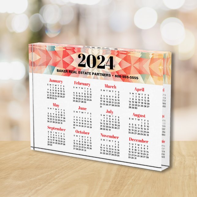 2024 Business Promotion Calendar Photo Block (Creator Uploaded)
