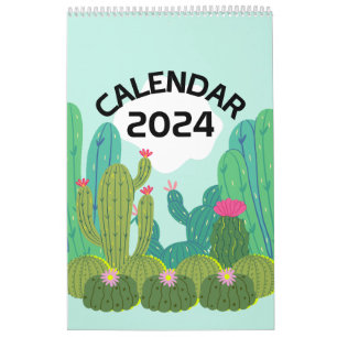 2024 Cacti Paradise Calendar
