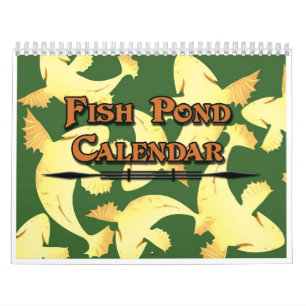 2024 Calendar Koi Fish Pond - Colourful