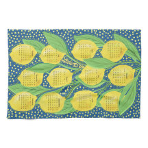 2024 Calendar Lemon Vines