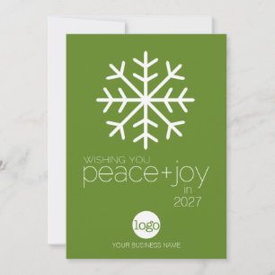 2024 Calendar, Logo Modern Business Christmas Card