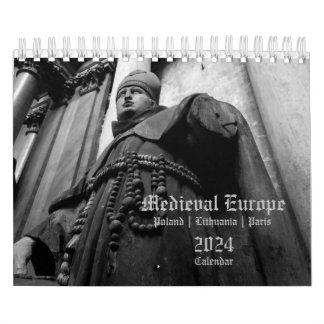 2024 Calendar Mediaeval Europe Religious SMALL 5x7