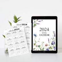 2024 calendars full year