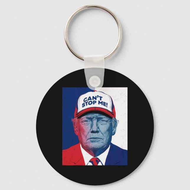 2024 Can't Stop Me Republican 2024 Maga  Key Ring (Front)