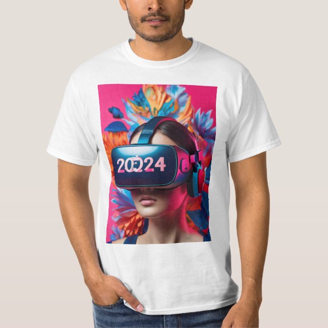 "2024 Celebration Extravaganza: New Year Cheers  T-Shirt (Front)