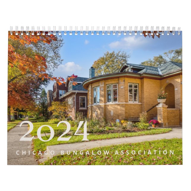 2024 Chicago Bungalow Association Calendar (Cover)
