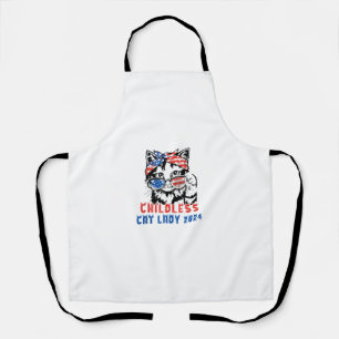 2024 Childless Cat Lady,I Love Childless Cat Ladie Apron