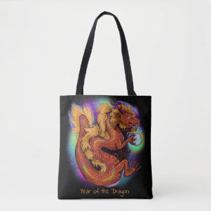 2024 Chinese Zodiac Year of the Dragon Tote Bag