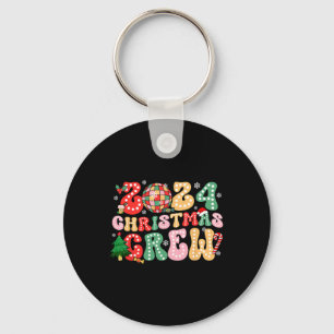 2024 Christmas Crew Xmas Ornaments Family Pyjamas Key Ring