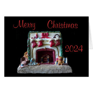 2024 CHRISTMS MANTLE GREETING CARD