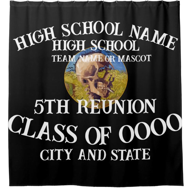 2024 Cocktail Wine Dinner Soiree Costume Theme Shower Curtain (Front)