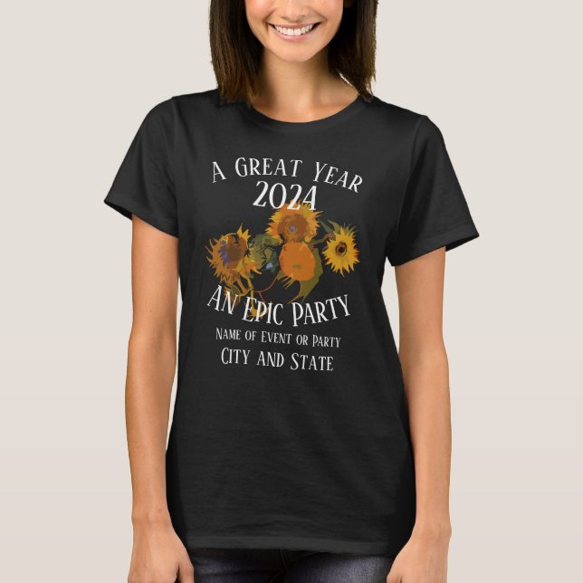 2024 Cocktail Wine Dinner Soiree Costume Theme T-Shirt (Front)