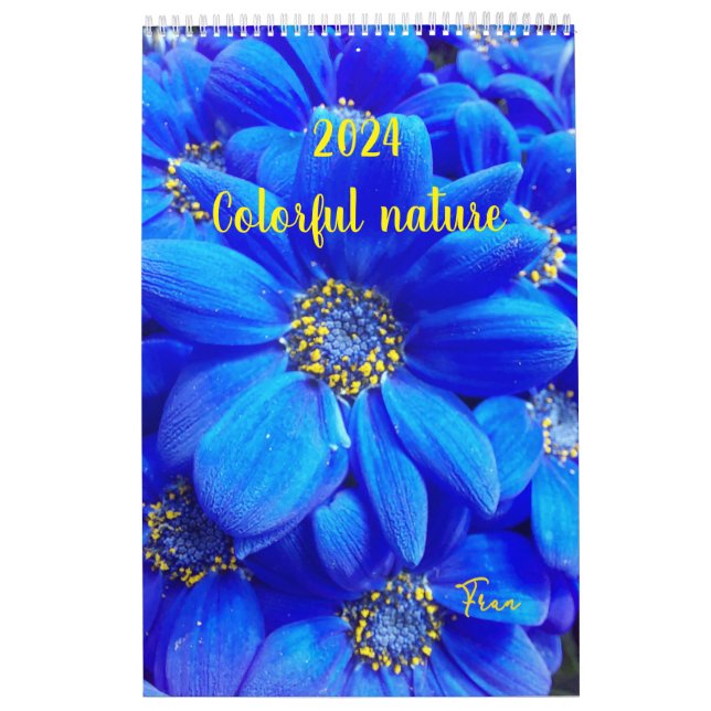 2024 colourful nature calendar (Cover)