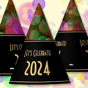 2024 colourful party hat
