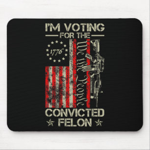 2024 Convicted Felon12 Mouse Mat