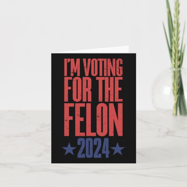 2024 Convicted Felon9  Card (Front)