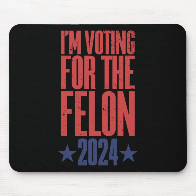 2024 Convicted Felon9  Mouse Mat (Front)
