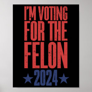 2024 Convicted Felon9 Poster