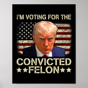 2024 Convicted Felon Poster