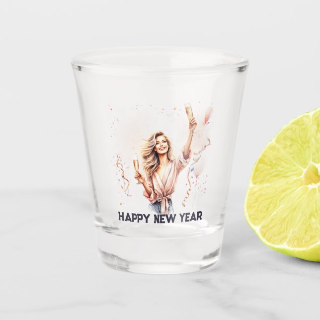 2024 Countdown Shot Glass (Front)