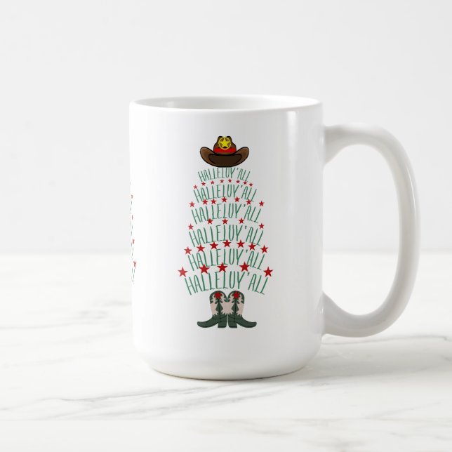 2024 Cowboy Christmas Tree Coffee Mug (Right)