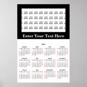2024 Create Your Own Custom Poster Calendar