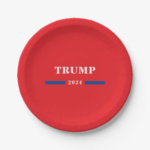 2024 Donald Trump Paper Plate