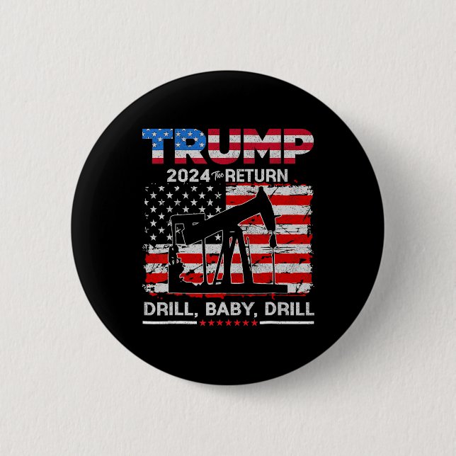 2024 Drill Baby  6 Cm Round Badge (Front)