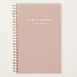 2024 Dusty Pink Weekly Monthly Non Dated Planner<br><div class="desc">Get things done with our 2024 planner. Weekly and monthly pages for business or personal planning,  making schedules and taking notes. Stickers included. Pages are blank so you can start anytime.</div>
