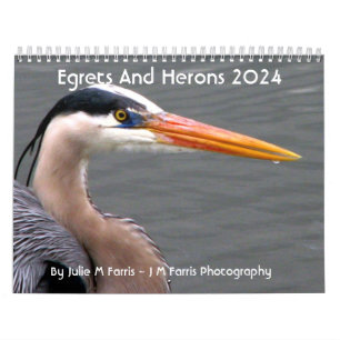 2024 Egrets & Herons Calendar