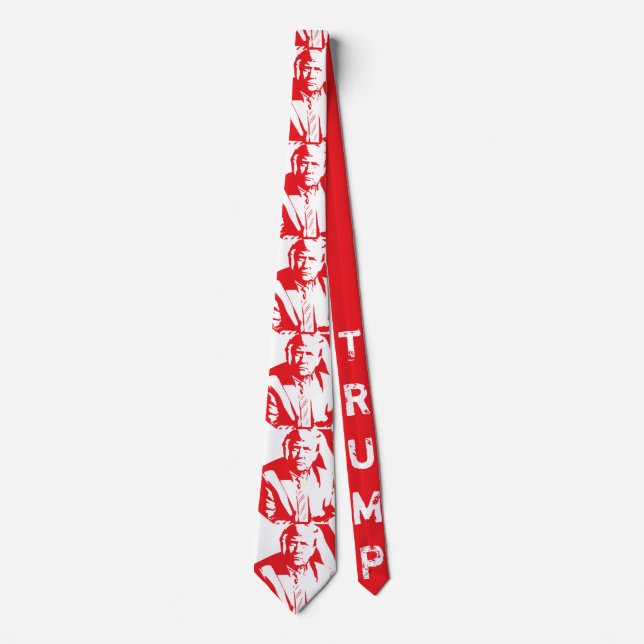 2024 Election Donald Trump For President Red White Tie (Front)