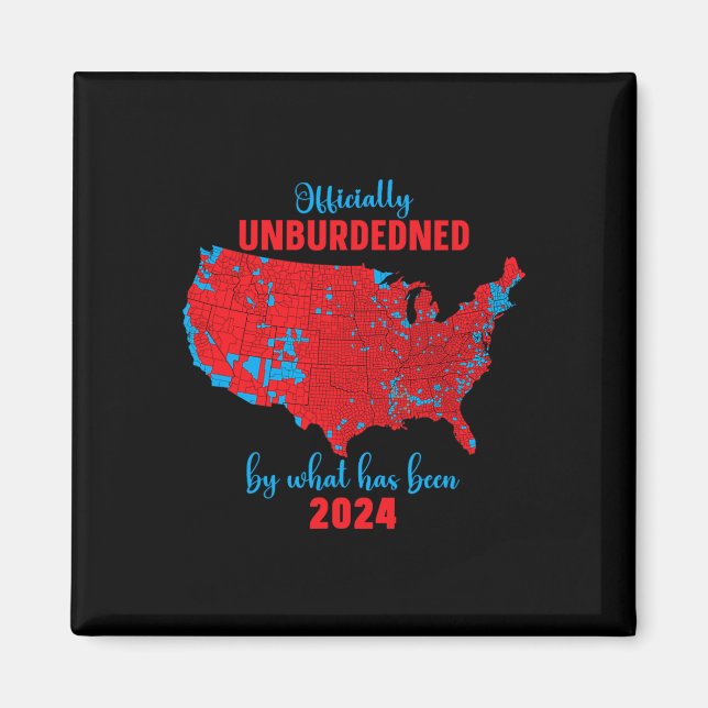 2024 Election Results Map Trump Win  Magnet (Front)