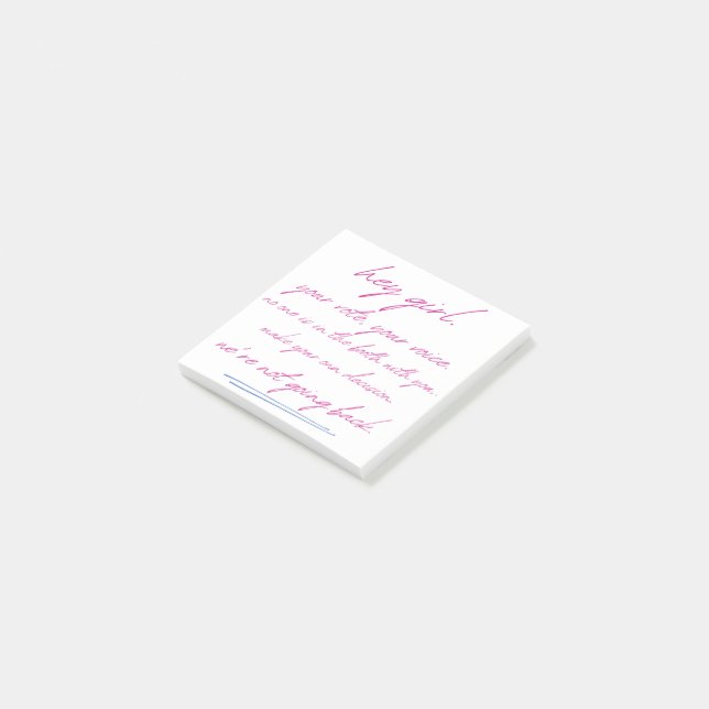 2024 Election Sticky Notes | Hey Girl | Your Vote (Angled)