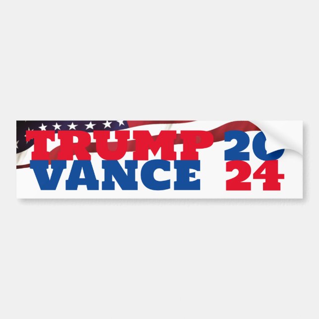 2024 Election Trump Vance Bumper Sticker (Front)